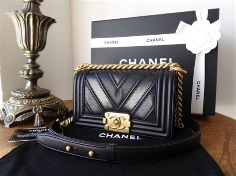 chanel boy bag chevron gold hardware|chanel black boyfriend bag.